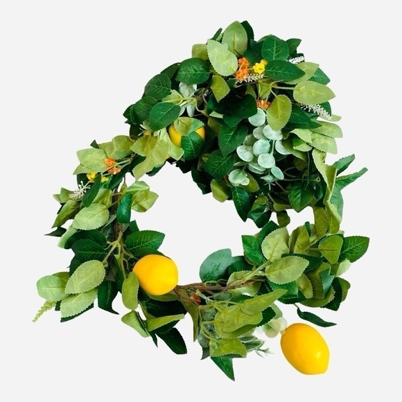 Lemon Garland Spring Lemon Vines Garland Door Wreath Home Party Wedding Decor - Picture 7 of 7
